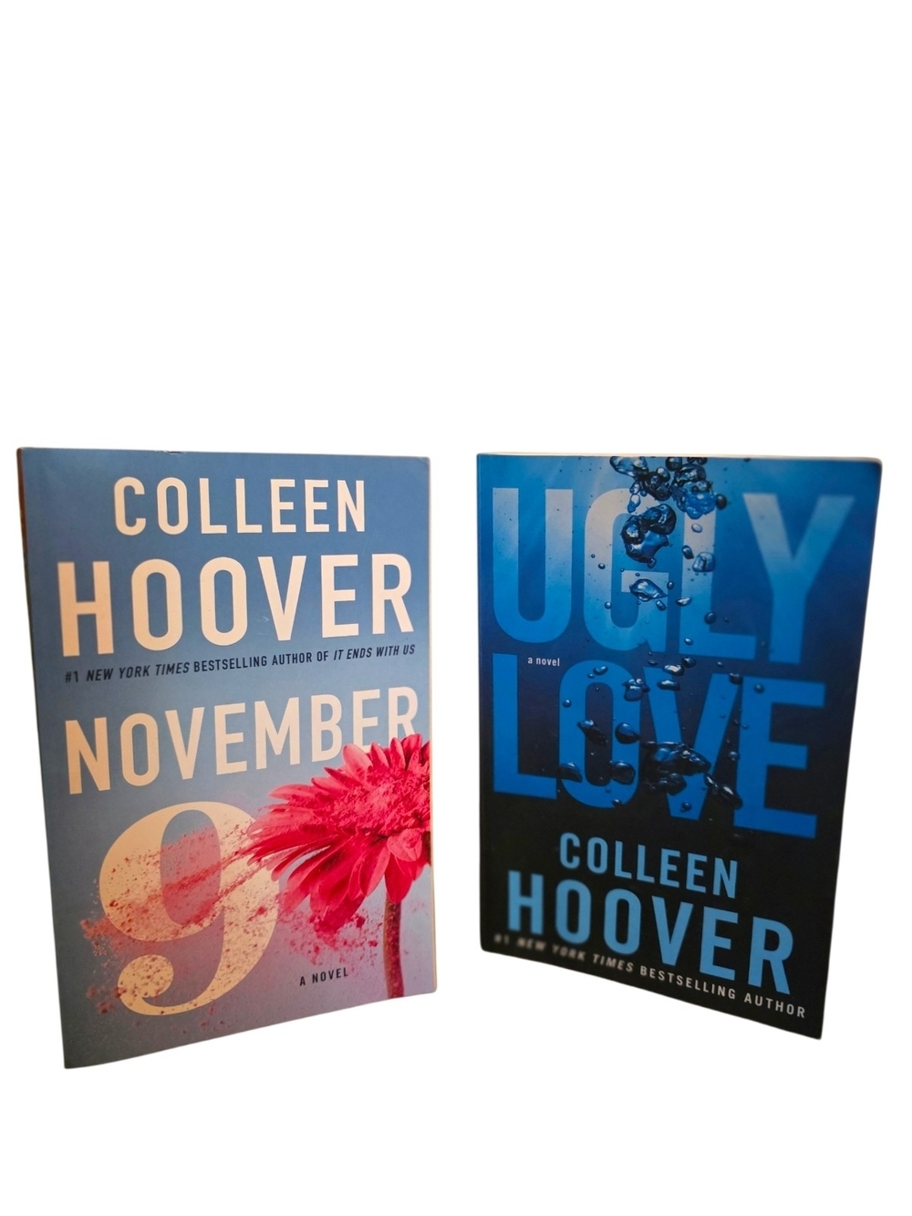Colleen Hoover Ugly Love & November 9 Paperback Romance Book Bundle CoHo